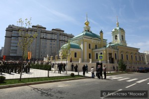Сергей Собянин принял участие в освящении храма Преображения Господня