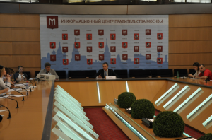 В Москве прошла пресс-конференция руководителя Департамента развития новых территорий столицы Владимира Жидкина