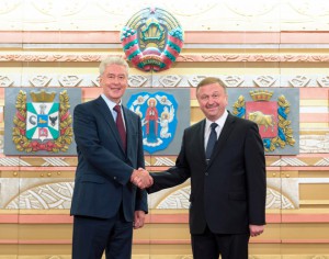 Мэр Москвы Сергей Собянин провел встречу с премьер-министром Белоруссии