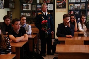 Ветераны района Чертаново Северное провели уроки мужества для старшеклассников в лицее № 1158