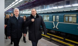 Мэр Москвы Сергей Собянин заявил о завершении строительства станций метро "Румянцево" и "Саларьево" 