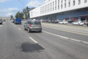 После ремонта на Варшавском шоссе