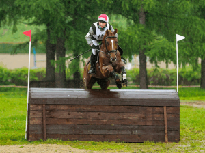 Победитель международных соревнований по конному троеборью  Никита Пономарев