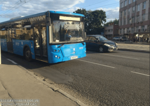 Автобус нового образца в ЮАО