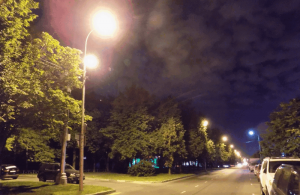 Восстановленное освещение на Сумской улице в Чертанове Северном
