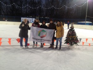 Спортивный праздник на льду в районе Чертаново Северное