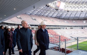 Реконструкция стадиона в Лужниках близится к завершению - Сергей Собянин