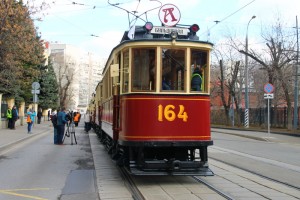 Парад трамваев прошел в столице