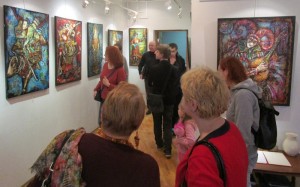 В галерее "Чертаново" открыли выставку по мотивам русских былин