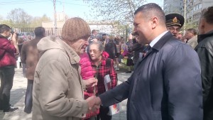 Депутат Назиржон Абдуганиев на Дне Победы