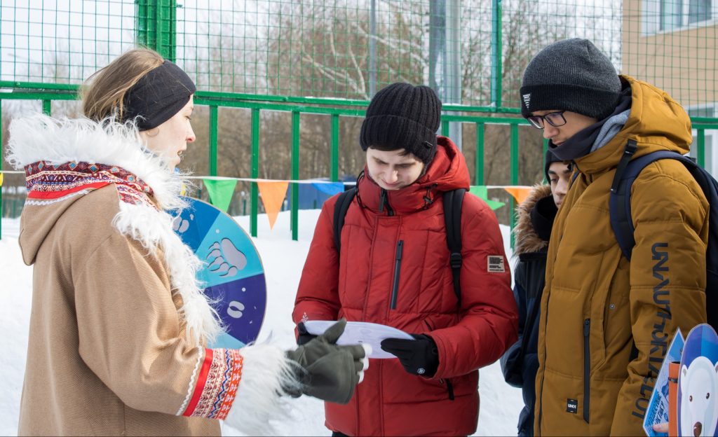 Студенты Технологического колледжа №34 приняли участие в проекте «Неделя Арктики в Москве». Фото: страница Технологического колледжа №34 в социальных сетях