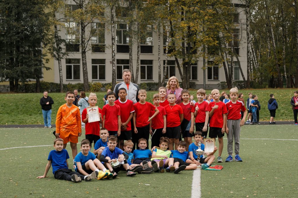 Турнир по футболу прошел в школе №1158. Фото: официальная страница школы №1158 в социальных сетях