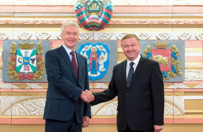 Мэр Москвы Сергей Собянин провел встречу с премьер-министром Белоруссии