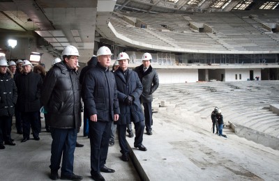 Мэр Москвы Сергей Собянин анонсировал раннее завершение реконструкции стадиона «Лужники»