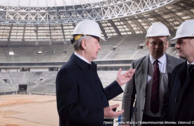 Мэр Москвы Сергей Собянин сообщил,что подготовка к проведению футбольного первенства планеты в столице идет с опережением графика