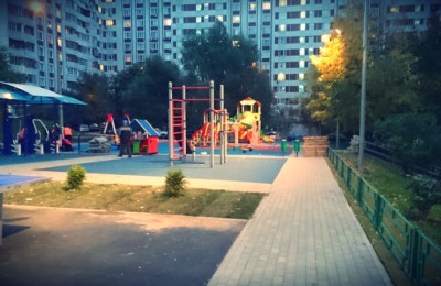 Одна из детских площадок района Чертаново Северное