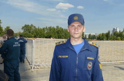 Выпускник 57 пожарно-спасательного колледжа имени Максимчука