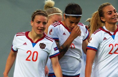 Футболистки женской сборной России