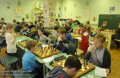Юные шахматисты в ЮАО