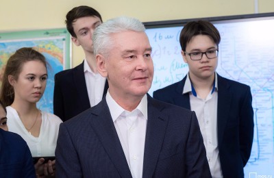 Сергей Собянин рассказал об информатизации московских школ