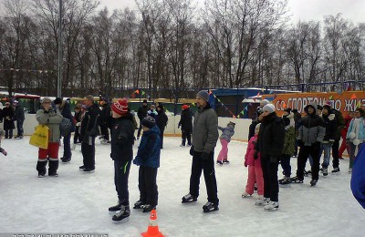 Спортивные соревнования на льду