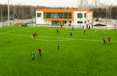 Футбольное поле с подогревом в районе Чертаново Северное
