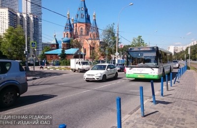 Автобус в районе Чертаново Северное
