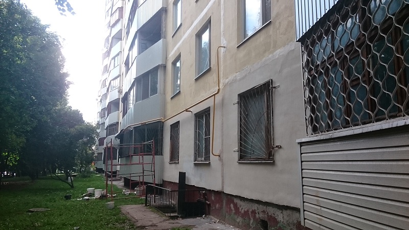 Фасад дома на Кировоградской улице