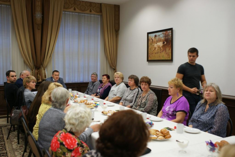 встреча с вдовами