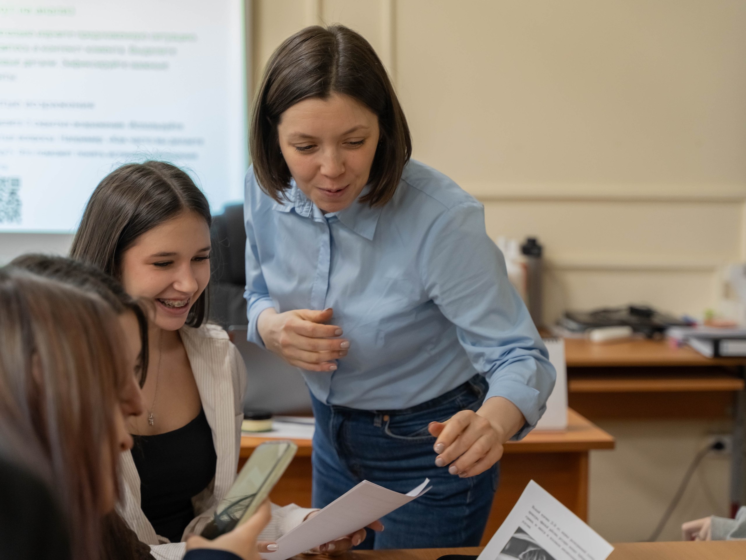 Студенты Технологического колледжа №34 приняли участие в профильном занятии. Фото: официальная страница Технологического колледжа №34 в социальных сетях