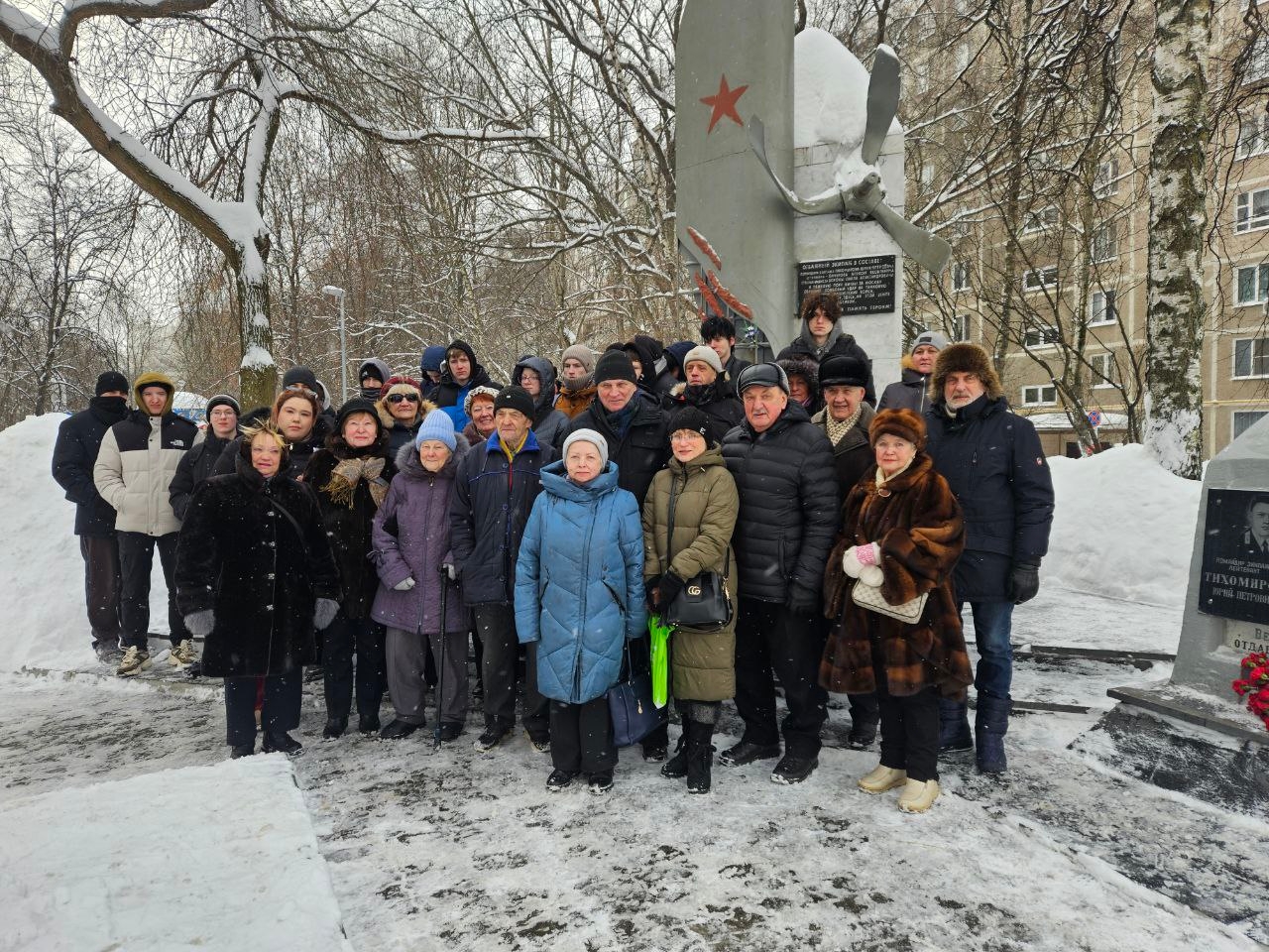 Мемориальную акцию провели студенты ТК №34. Фото: официальная страница Технологического колледжа №34 в социальных сетях